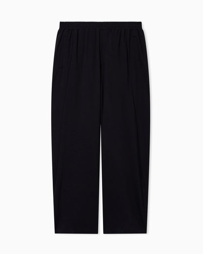 Emporio Armani Jersey trousers with an elasticated waist