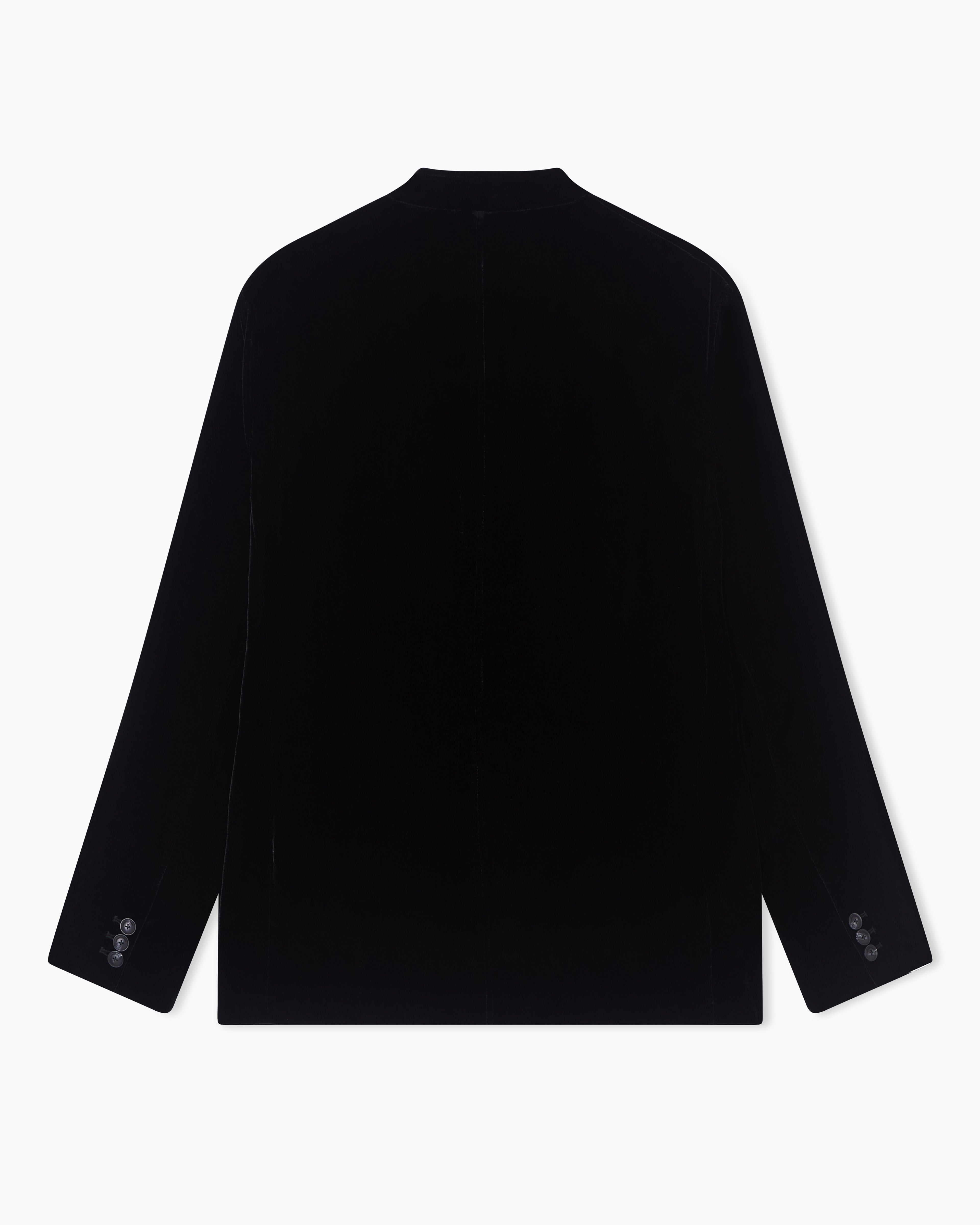 Emporio Armani Lunar New Year chenille jacket with guru collar