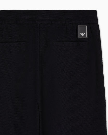 Emporio Armani Travel Essential embossed jersey joggers