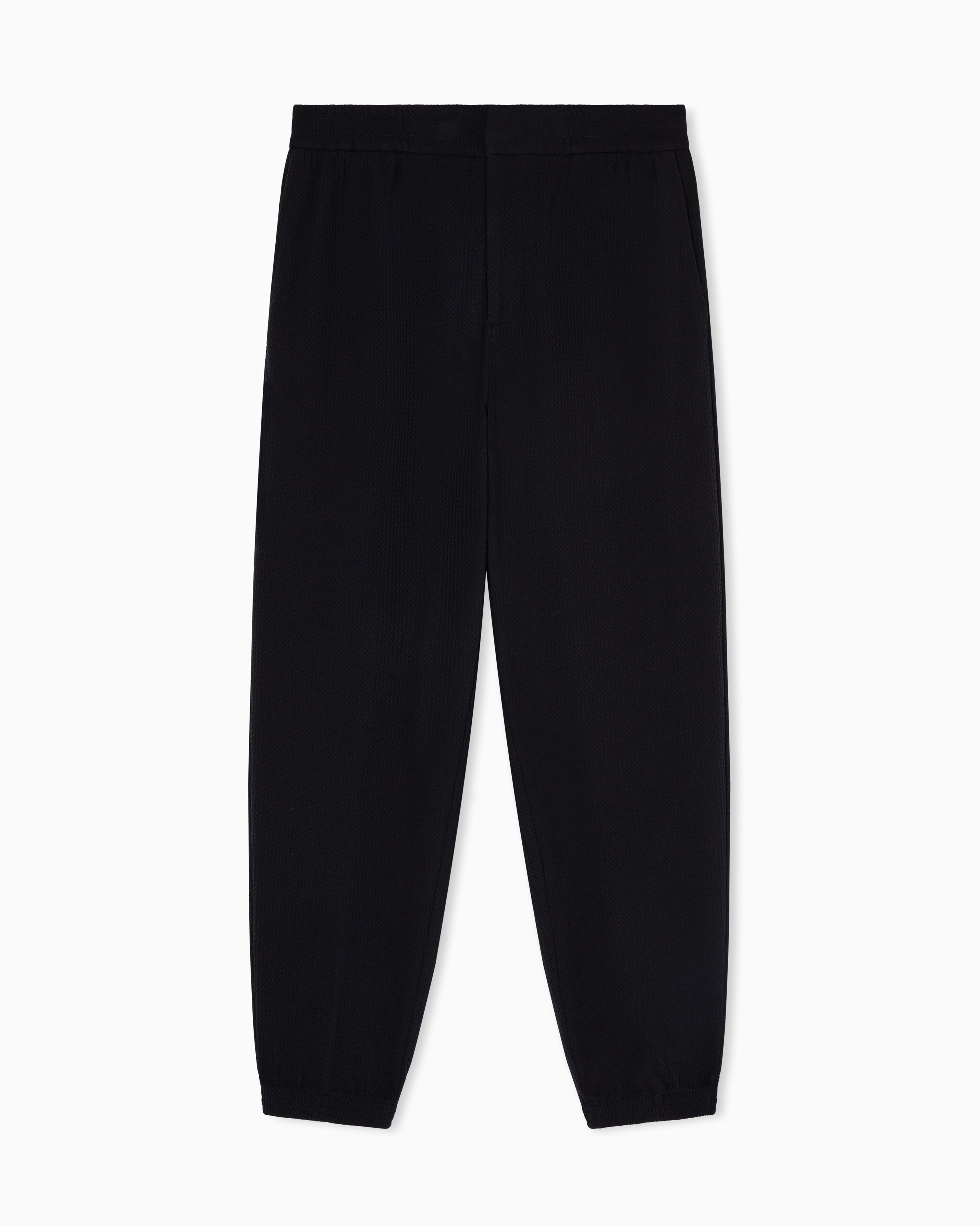 Emporio Armani Travel Essential embossed jersey joggers