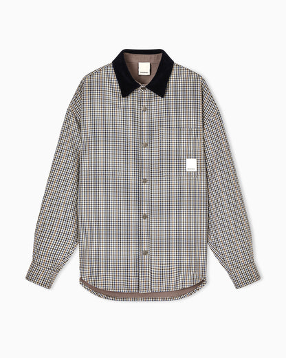Emporio Armani Eagle Club reversible blouson with check motif