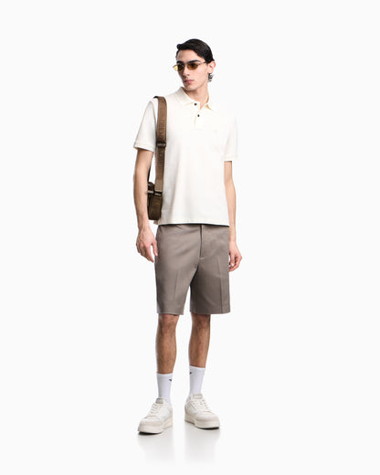 Emporio Armani Slim-fit piqué polo shirt