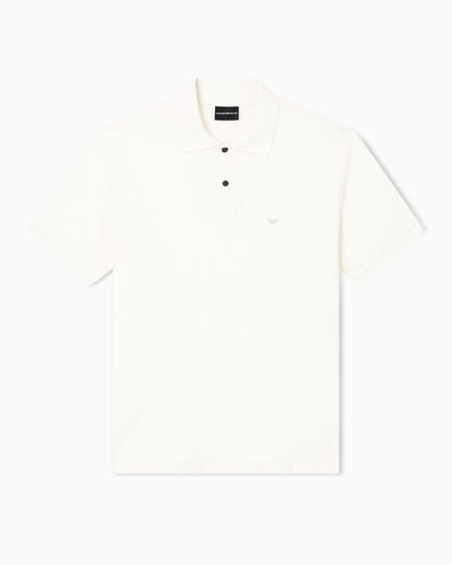 Emporio Armani Slim-fit piqué polo shirt