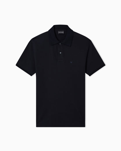 Emporio Armani Slim-fit piqué polo shirt