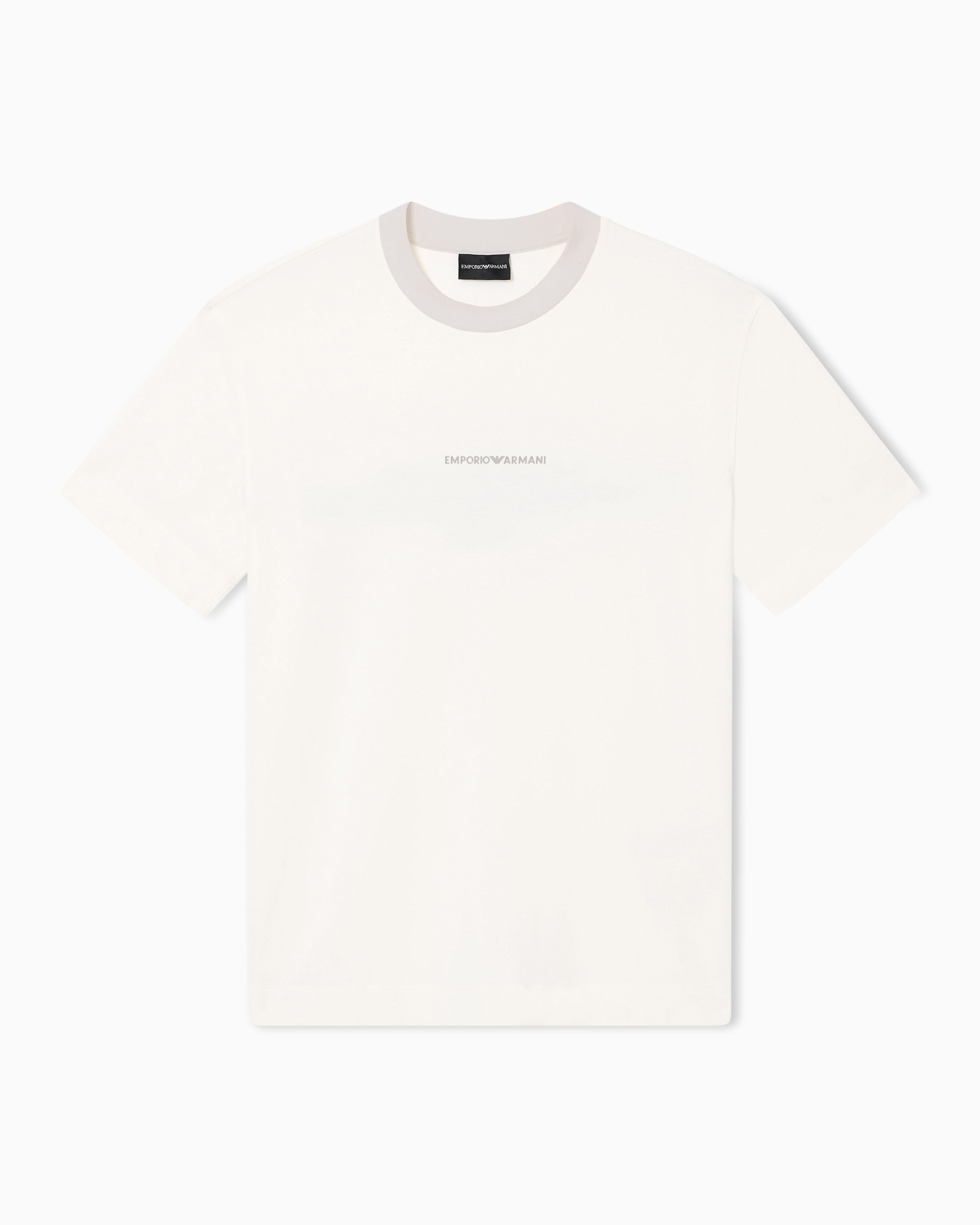 Emporio Armani Heavy jersey T-shirt with EA Generation embroidery