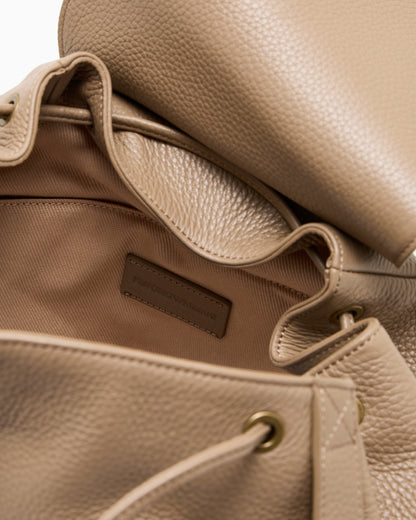 Emporio Armani Icon pebbled leather backpack