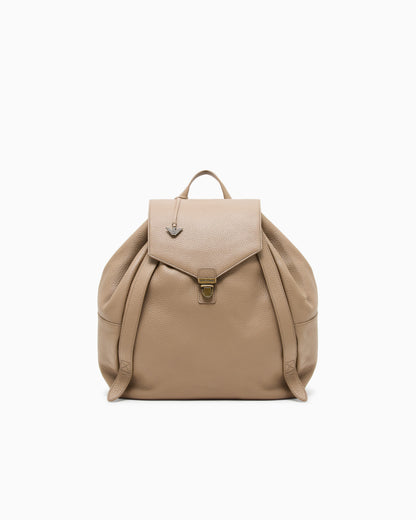 Emporio Armani Icon pebbled leather backpack