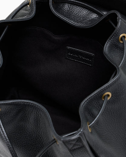 Emporio Armani Icon pebbled leather backpack