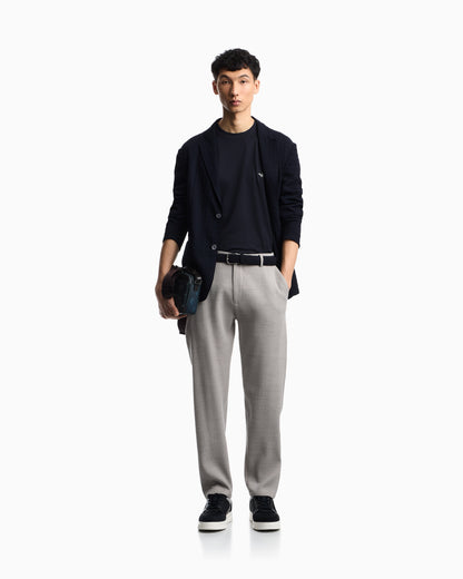 Emporio Armani Pima jersey crew-neck jumper