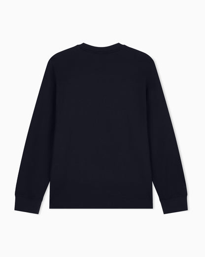 Emporio Armani Pima jersey crew-neck jumper