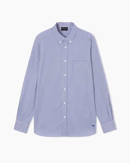 Emporio Armani Travel Essential striped button-down shirt