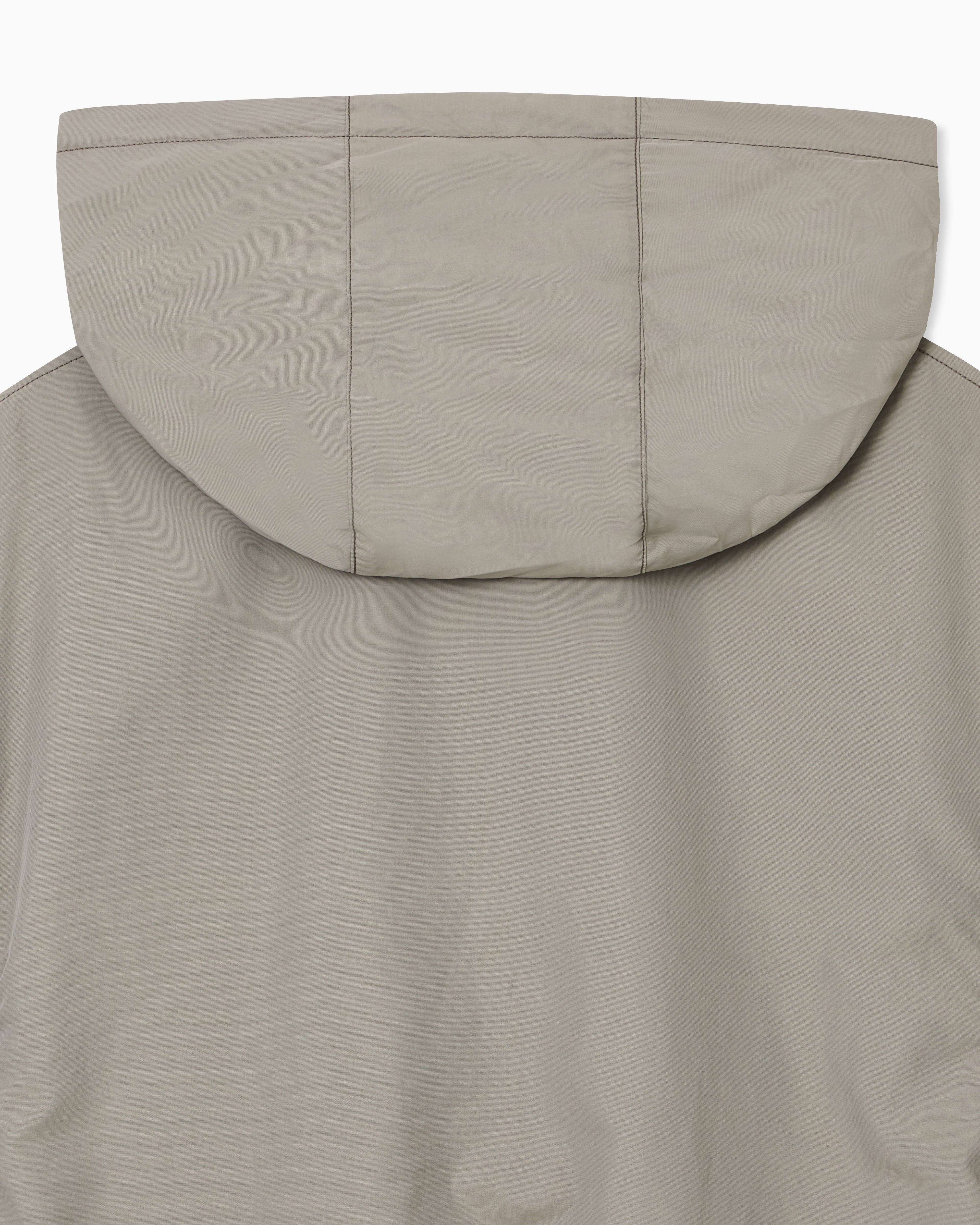 Emporio Armani Multi-pocket blouson in silk-blend nylon