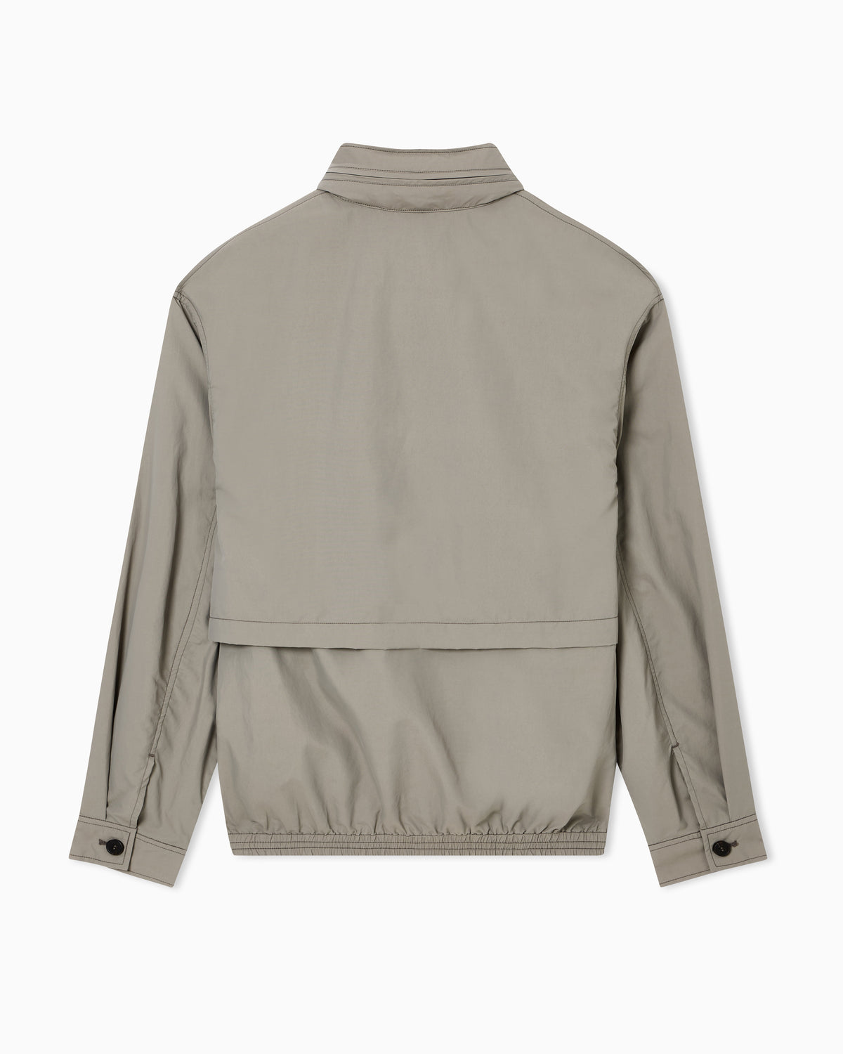 Emporio Armani Multi-pocket blouson in silk-blend nylon