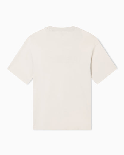 Emporio Armani Jersey t-shirt in interlock cotton with logo Capsule Icon