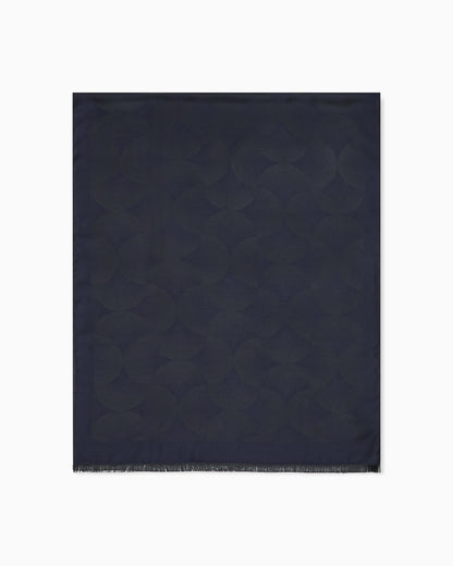 Emporio Armani Stole with all-over jacquard pattern