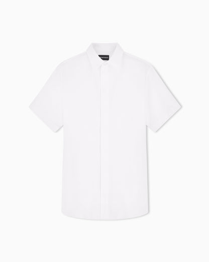 Emporio Armani Short-sleeved, garment-dyed jersey shirt