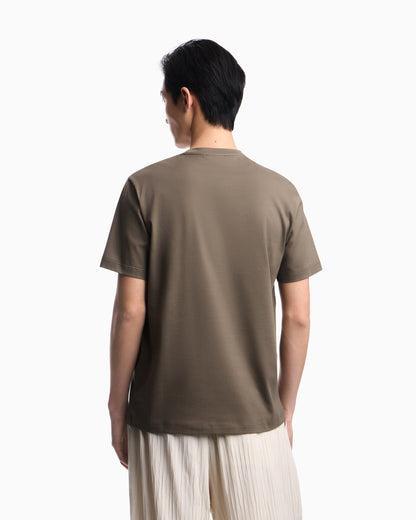 Emporio Armani Jersey T-shirt with tribal print