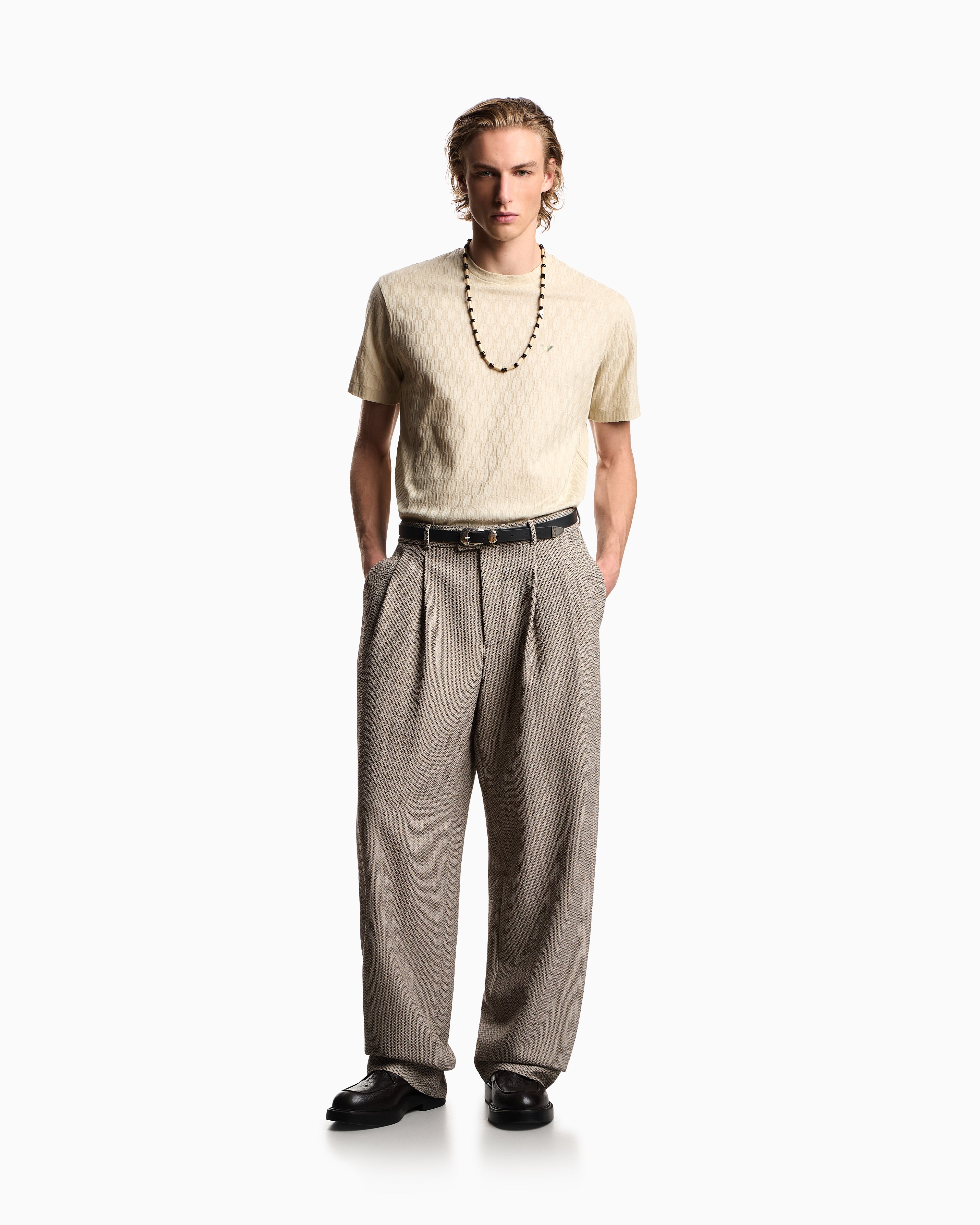 Emporio Armani Jacquard jersey jumper