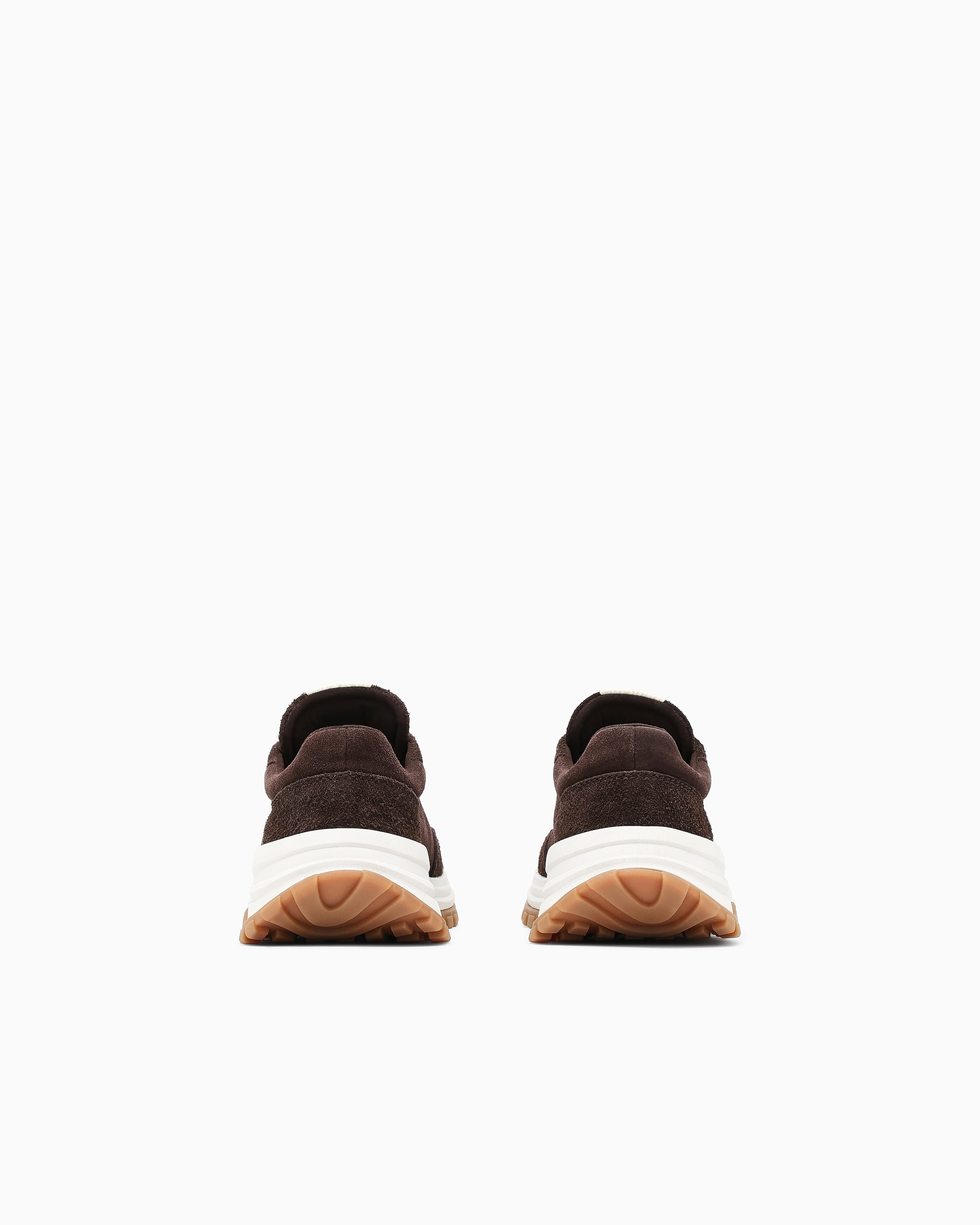 Emporio Armani Eagle Club Capsule Collection Suede Sneakers Brown