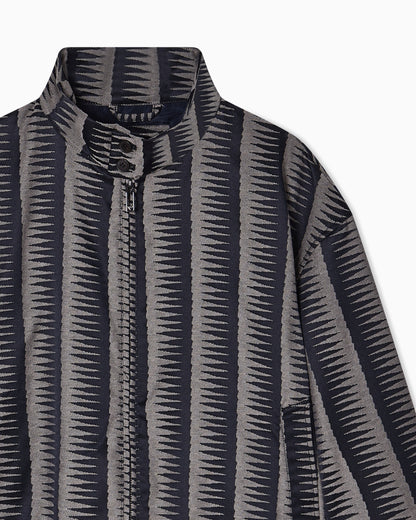 Emporio Armani Blouson in jacquard fabric with op-art motif