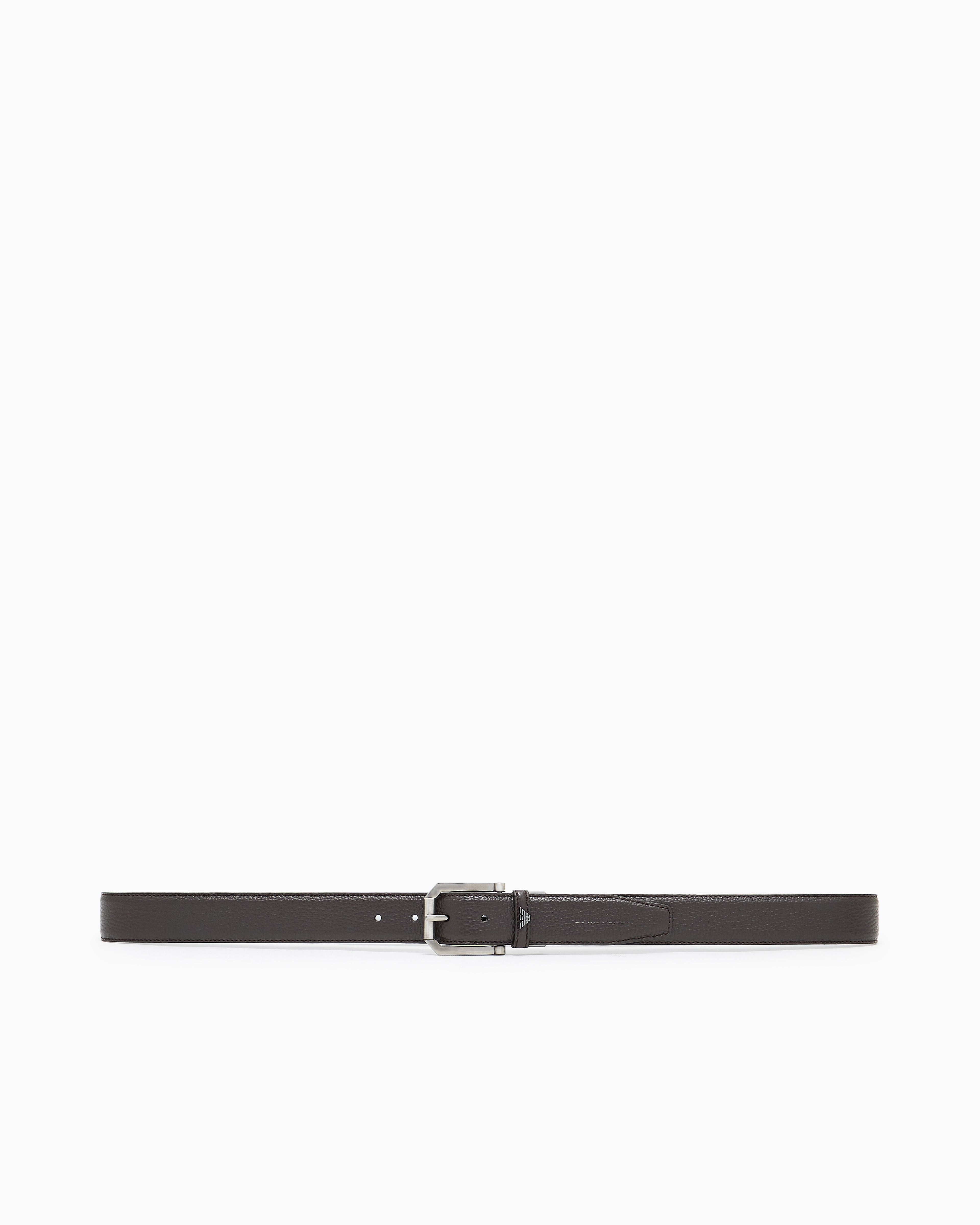 Emporio Armani Bull leather belt