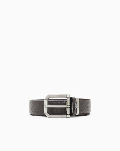 Emporio Armani Bull leather belt