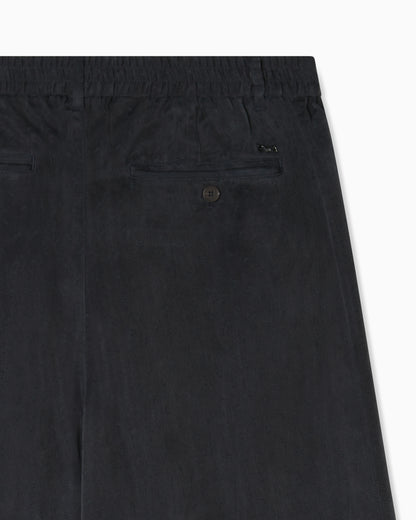 Emporio Armani Bermuda shorts in cupro blend jacquard with paisley pattern