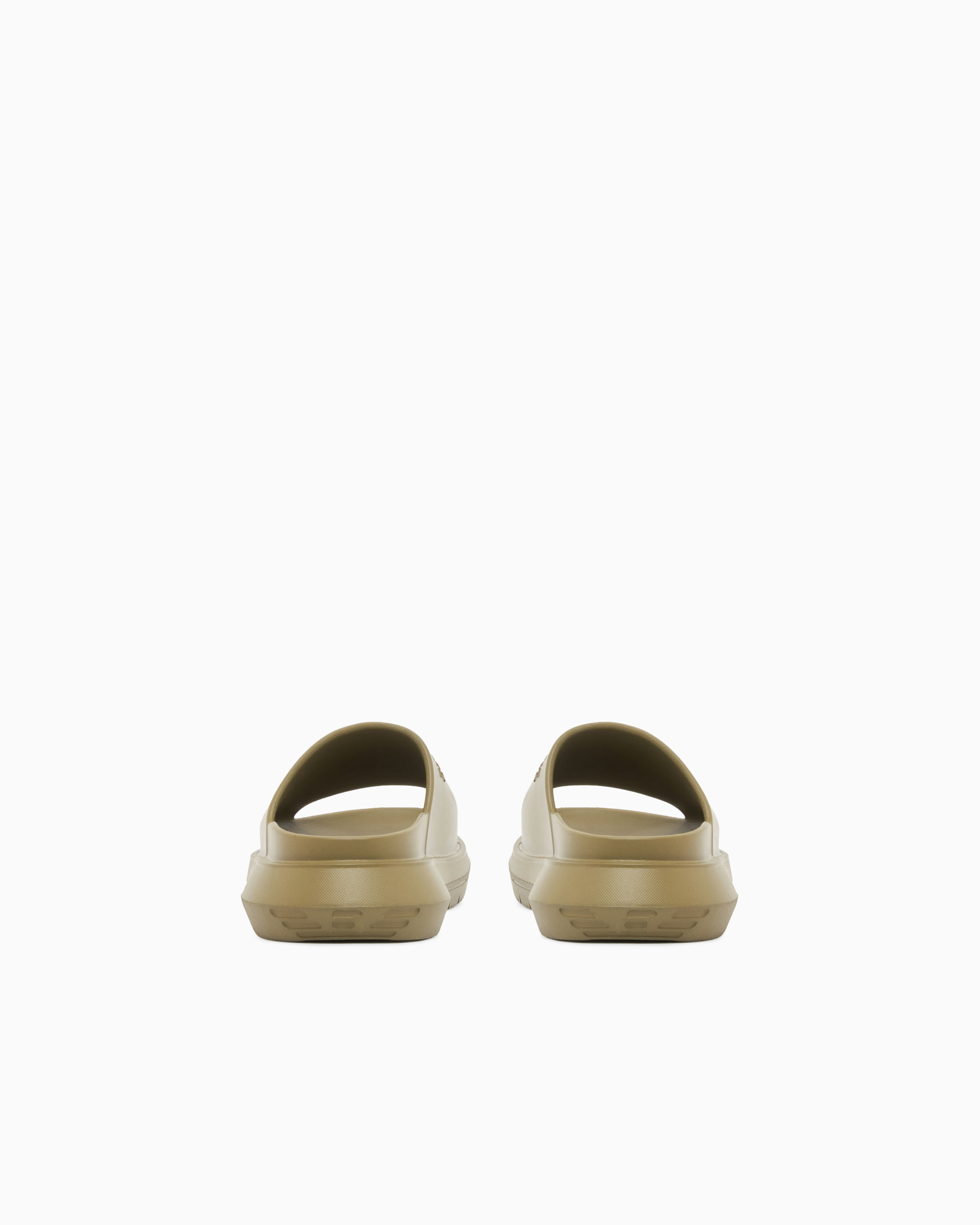 Emporio Armani Monobloc Sandals With Logo Green