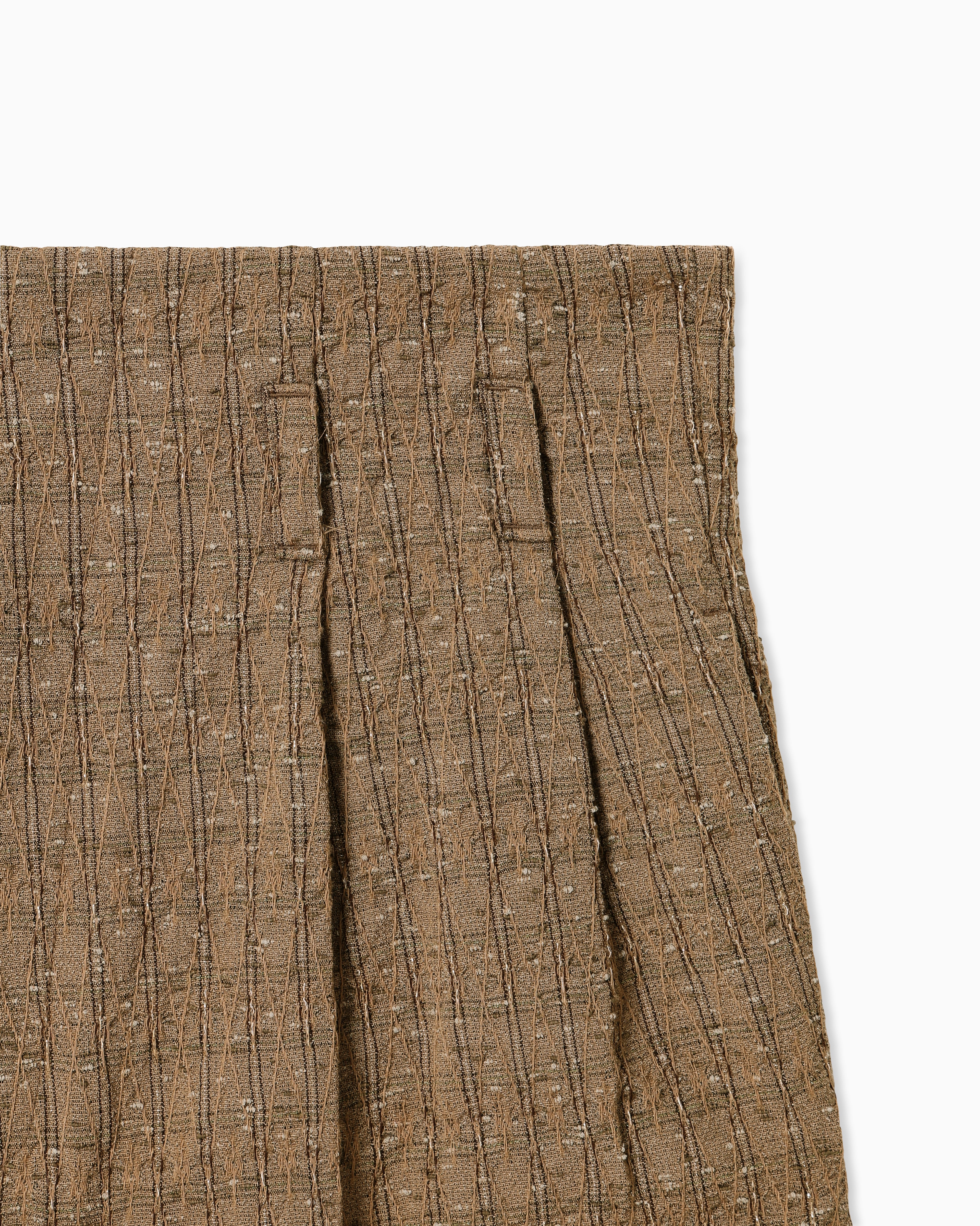 Emporio Armani Lamé striped jacquard trousers