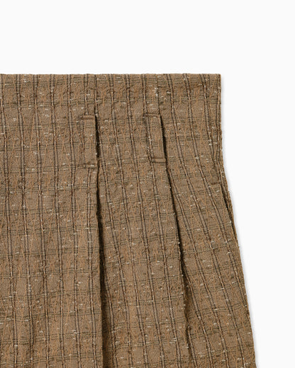 Emporio Armani Lamé striped jacquard trousers