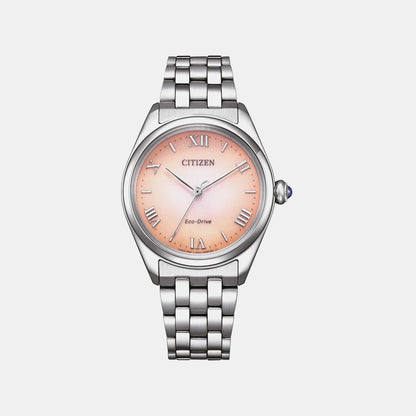 Citizen Citizen L Women Quartz Copper Dial Analog Stainless Steel Watch Em1140-80X