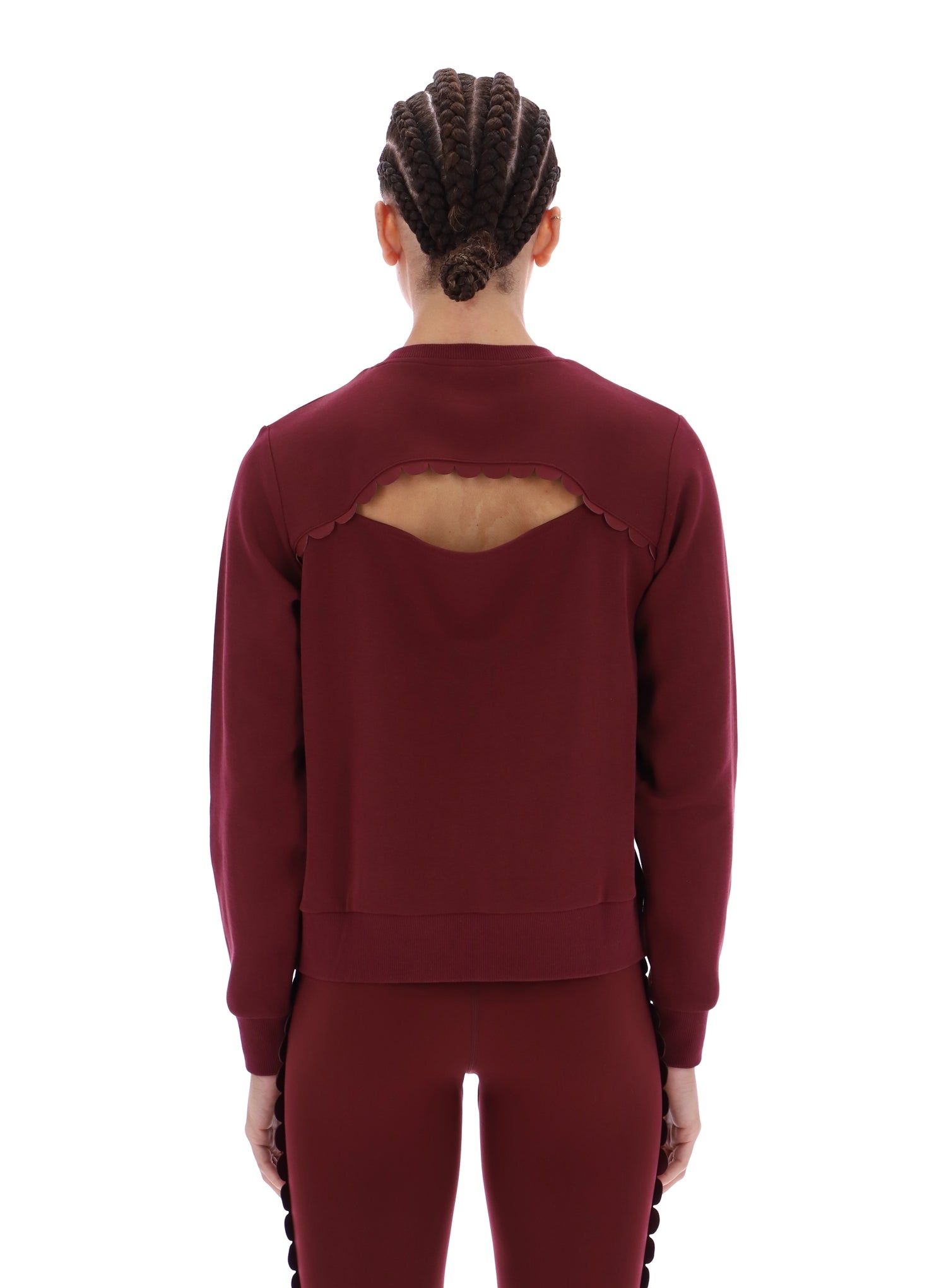Ted Baker Emily Cutout Detail Scuba Active Sweatshirt Women's