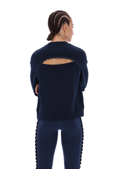Ted Baker Emily Cutout Detail Scuba Active Sweatshirt Women's