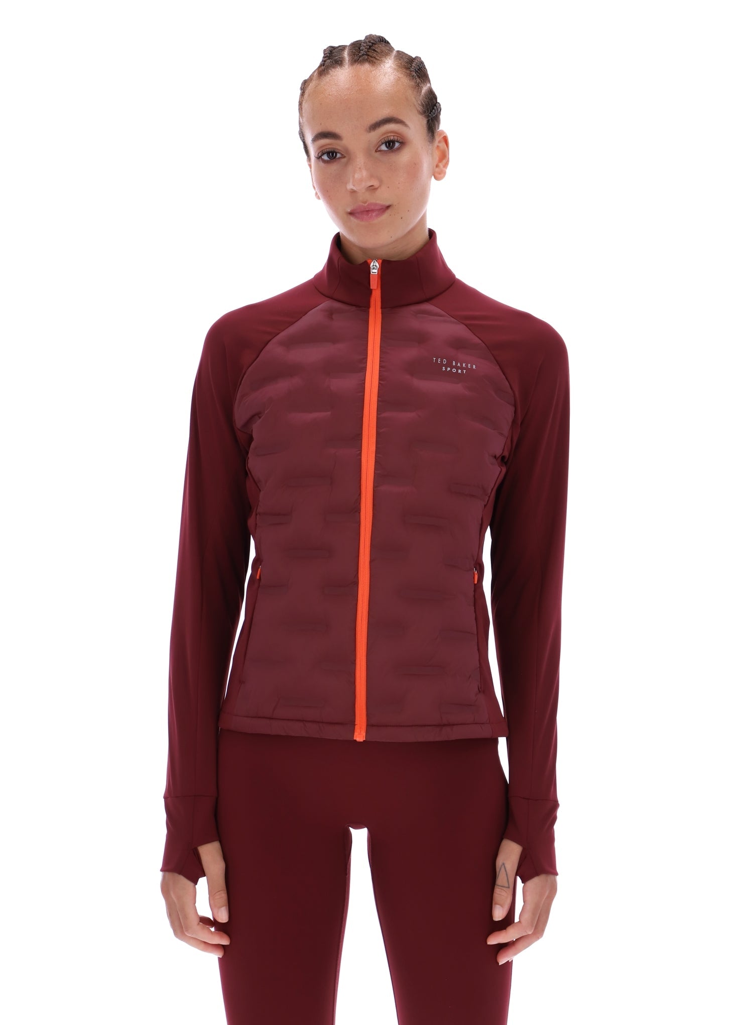 Ted Baker Emma Insulated Hybrid Zipup Running Jacket Women's