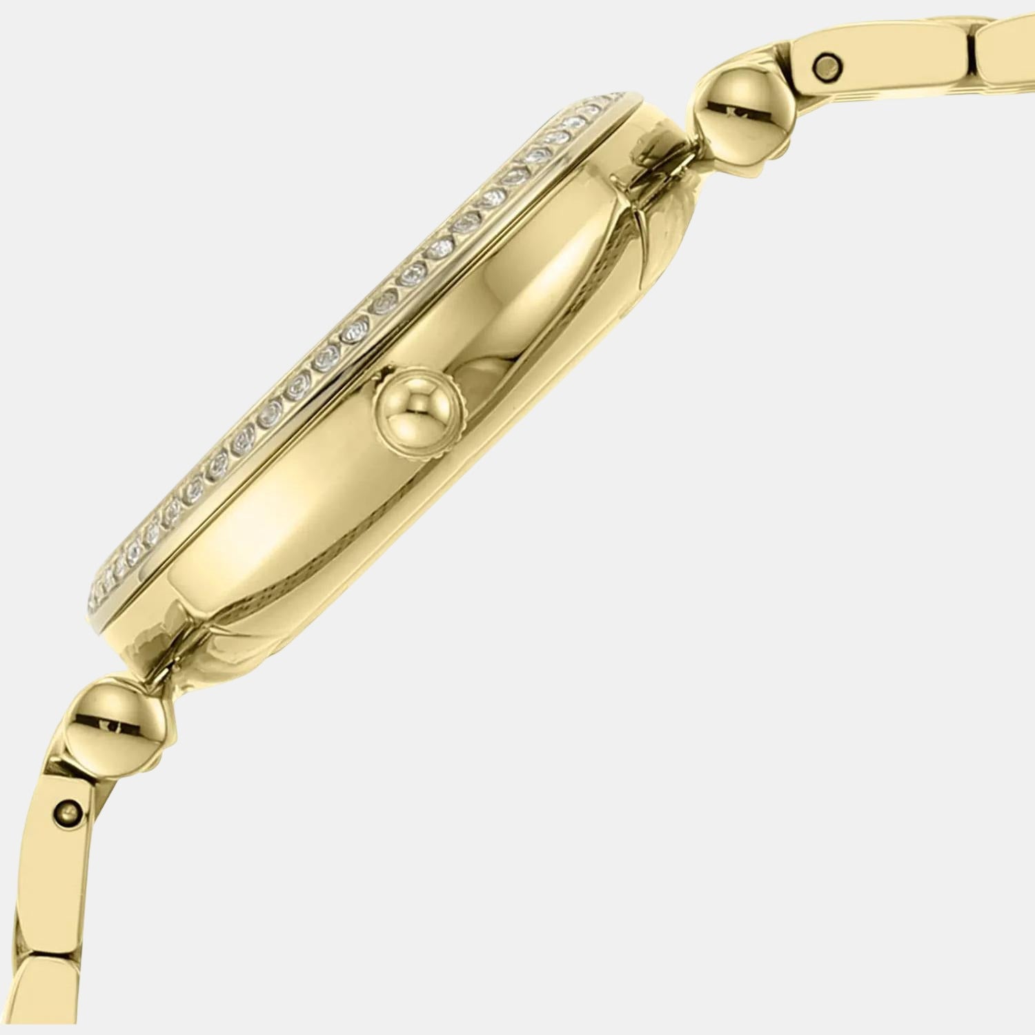 Fossil Carlie Women Quartz Mother Of Pearl Dial Analog Stainless Steel Watch Es4735