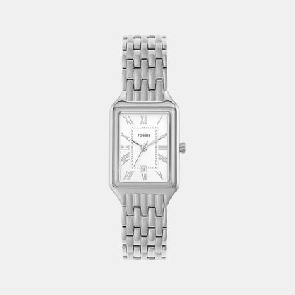 Fossil Raquel Women Quartz Silver Dial Analog Stainless Steel Watch Es5221