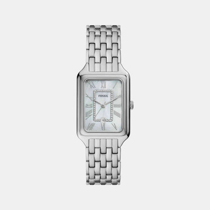Fossil Raquel Women Quartz Silver Dial Analog Stainless Steel Watch Es5306