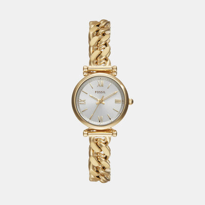 Fossil Carlie Women Quartz Silver Dial Analog Stainless Steel Watch Es5329