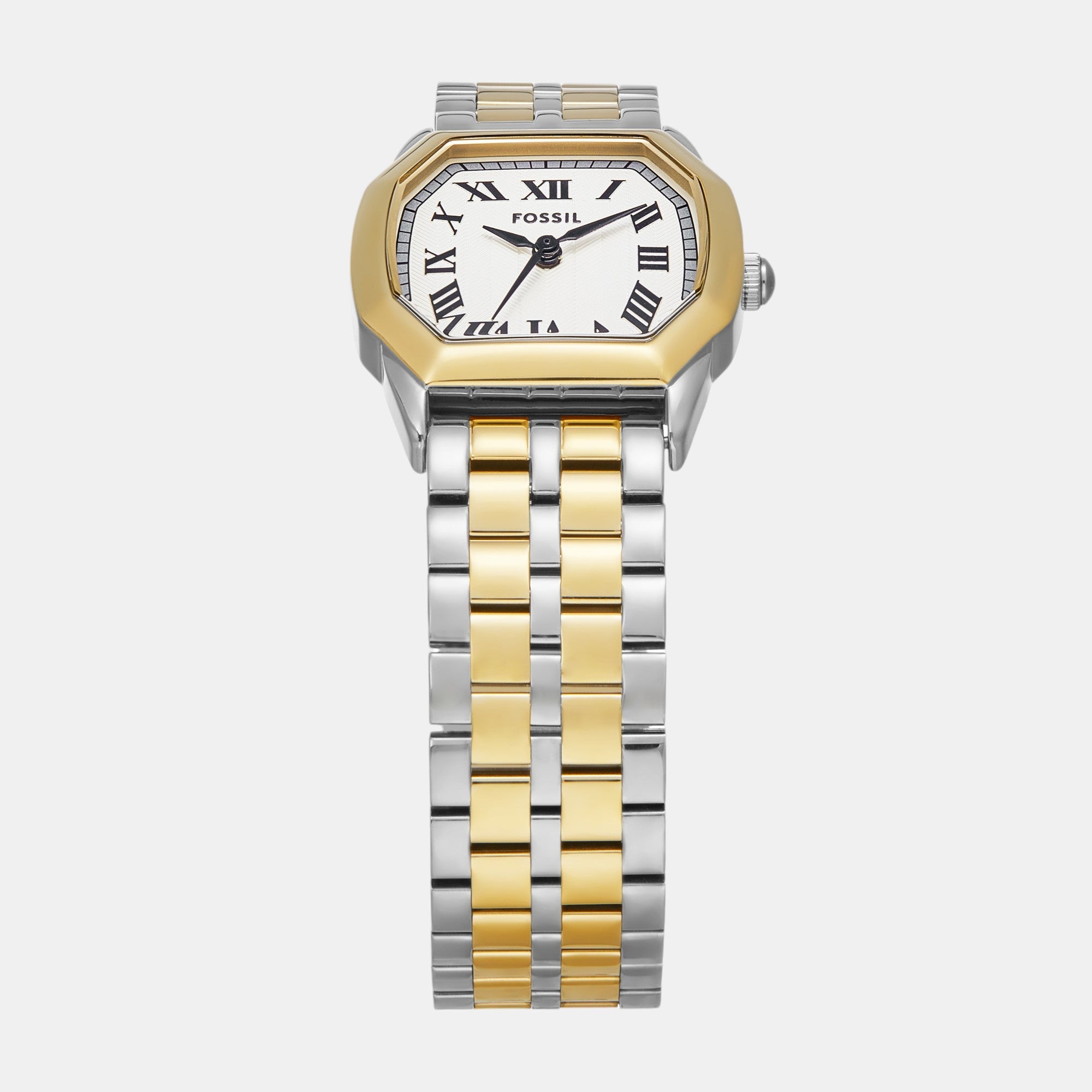 Fossil Harlow Women Quartz Cream Dial Analog Stainless Steel Watch Es5362