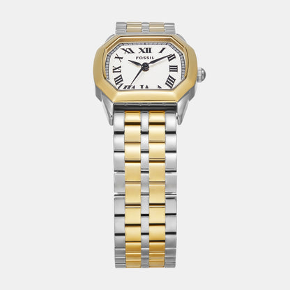 Fossil Harlow Women Quartz Cream Dial Analog Stainless Steel Watch Es5362