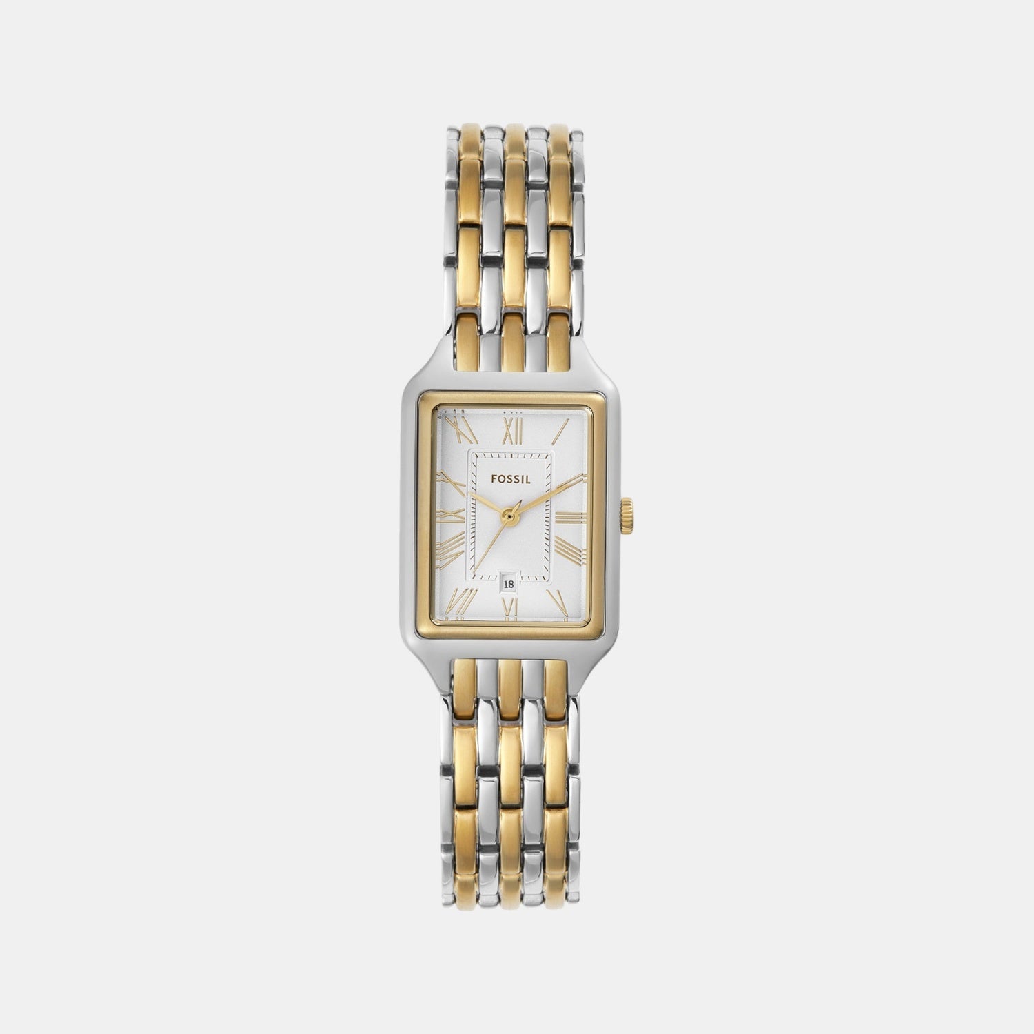 Fossil Raquel Women Quartz Silver Dial Analog Stainless Steel Watch Es5368