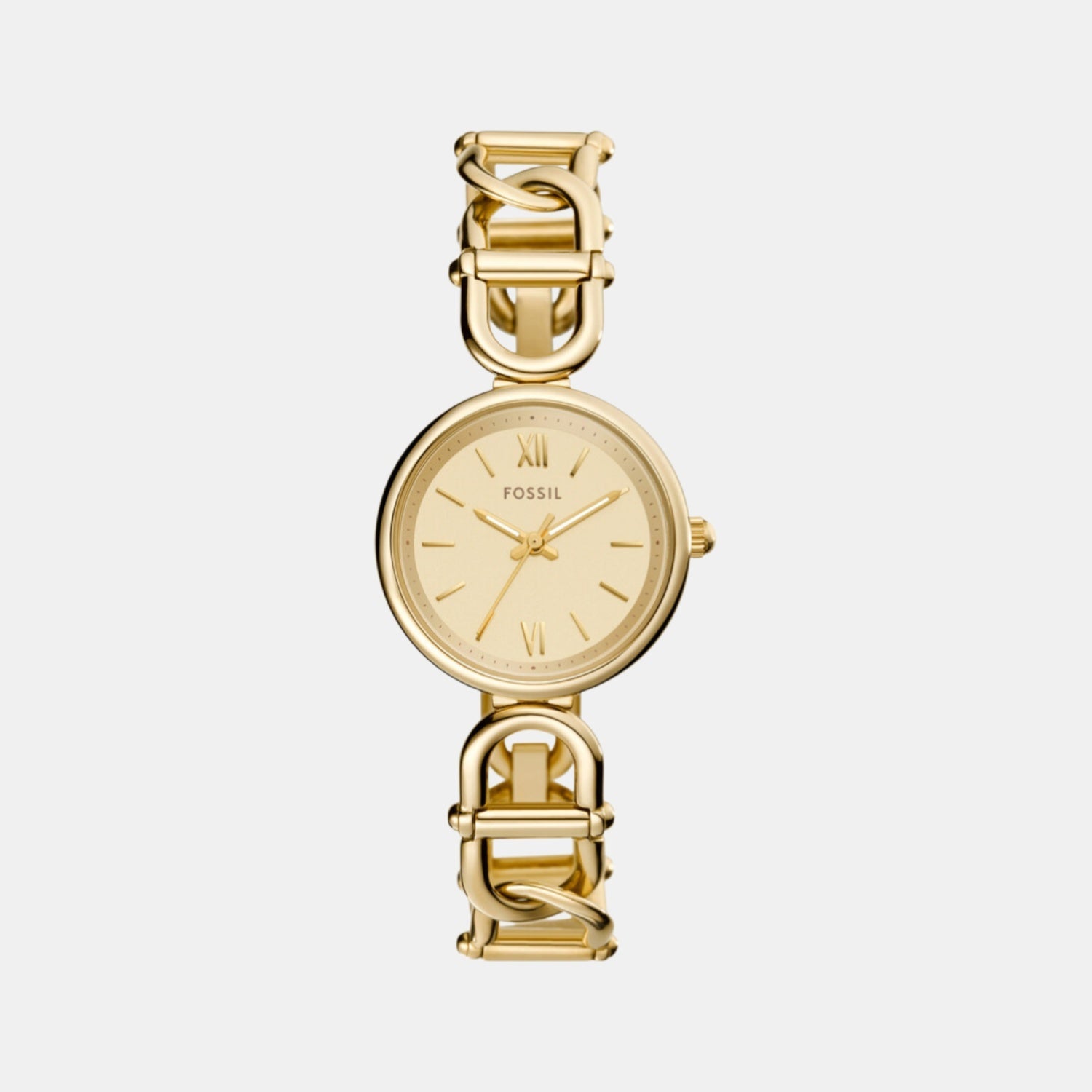 Fossil Women Quartz Gold Dial Analog Watch Es5375