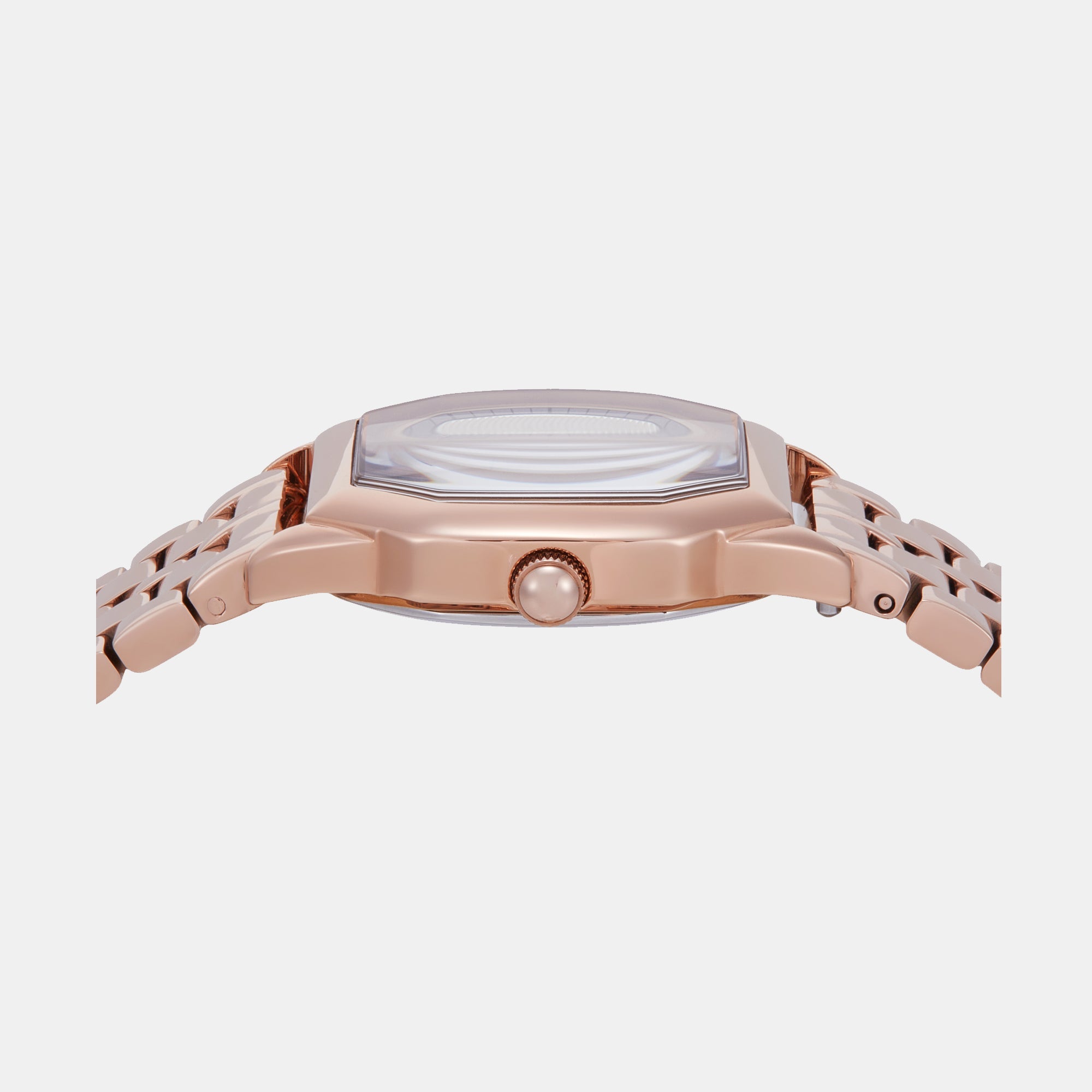 Fossil Harlow Women Quartz Cream Dial Analog Stainless Steel Watch Es5386