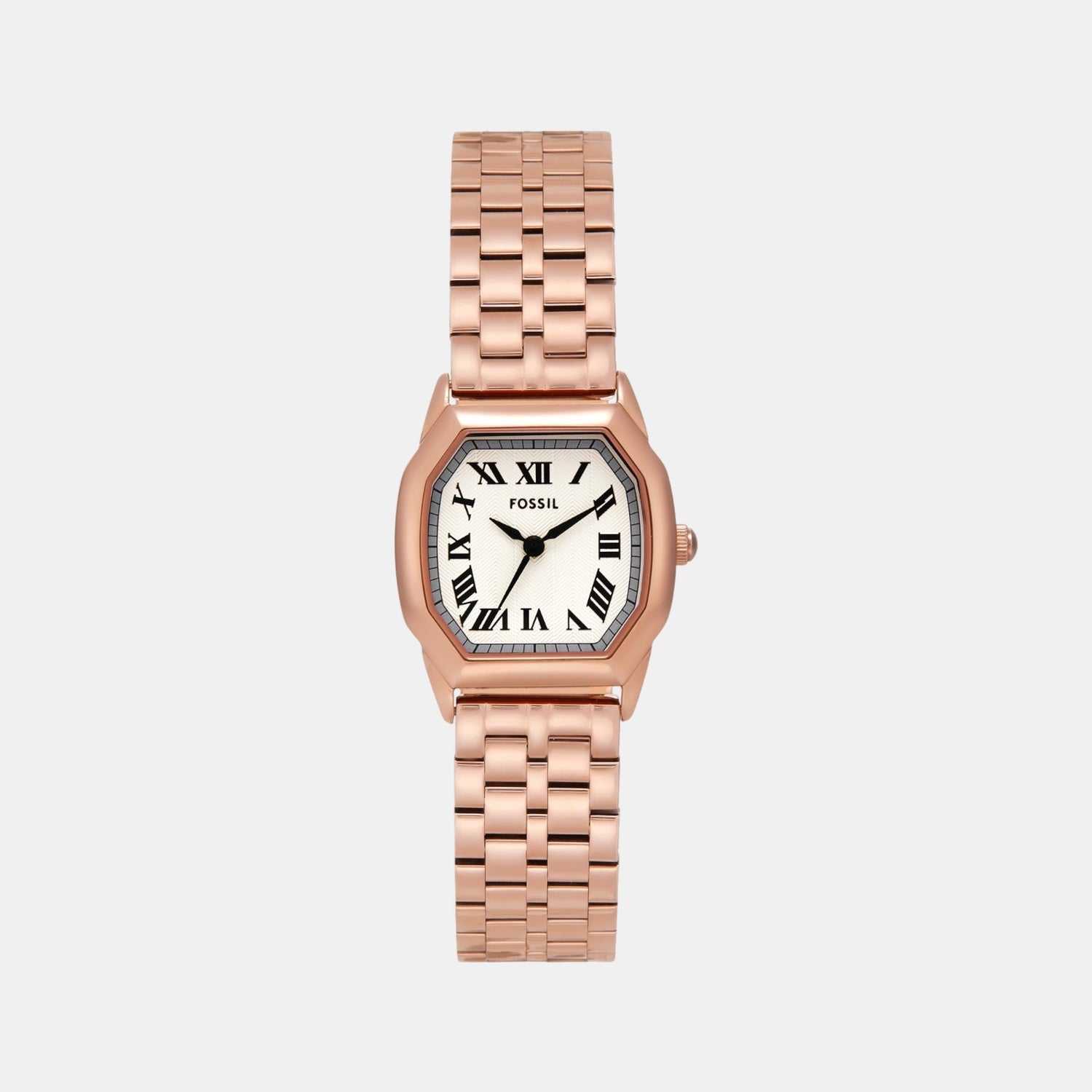 Fossil Harlow Women Quartz Cream Dial Analog Stainless Steel Watch Es5386
