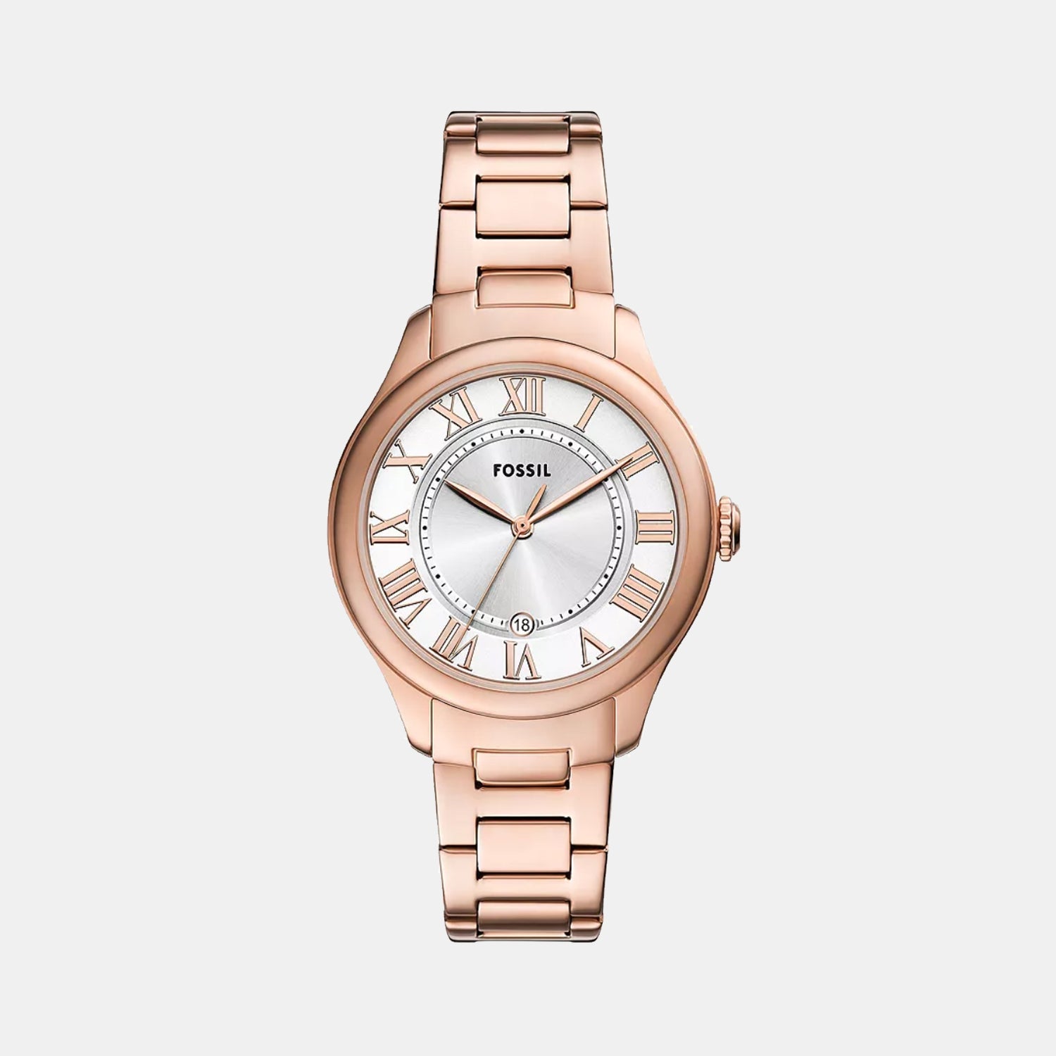 Fossil Gilmore Women Quartz Silver Dial Analog Stainless Steel Watch Es5394