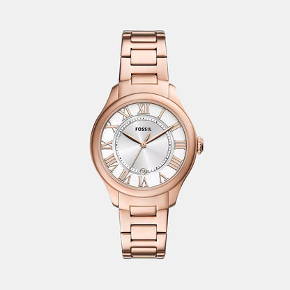 Fossil Gilmore Women Quartz Silver Dial Analog Stainless Steel Watch Es5394