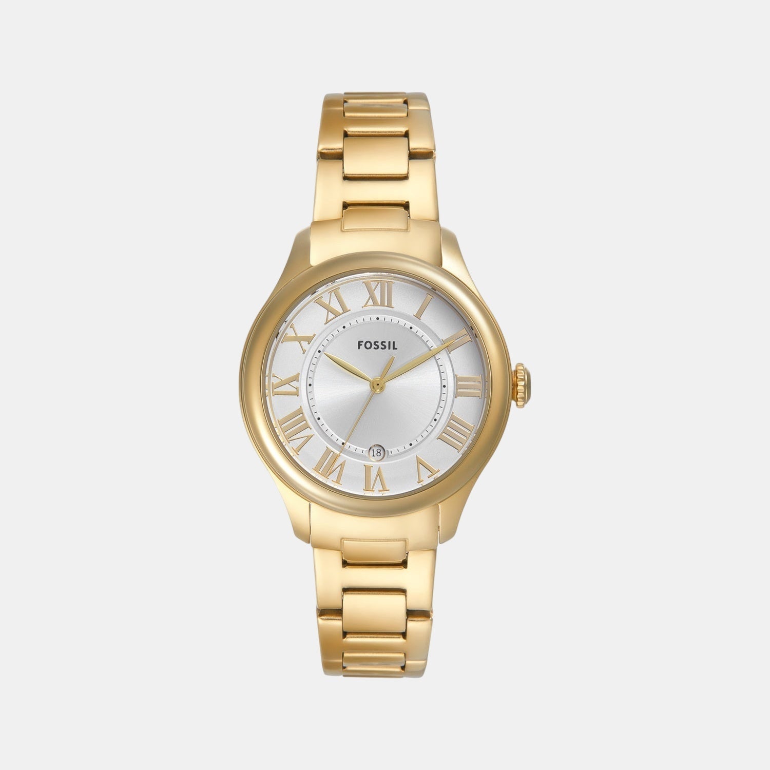 Fossil Gilmore Women Quartz Silver Dial Analog Stainless Steel Watch Es5395