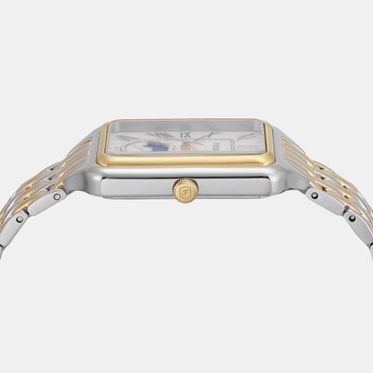Fossil Raquel Women Quartz Mother Of Pearl Dial Analog Stainless Steel Watch Es5399