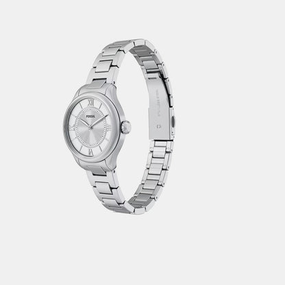 Fossil Gilmore Women Quartz Silver Dial Analog Stainless Steel Watch Es5419