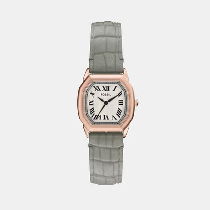 Fossil Harlow Women Quartz Cream Dial Analog Leather Watch Es5435